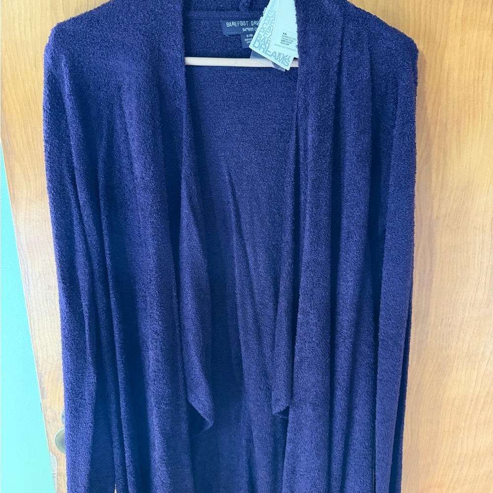 Barefoot Dreams Deep Purple Cardigan
